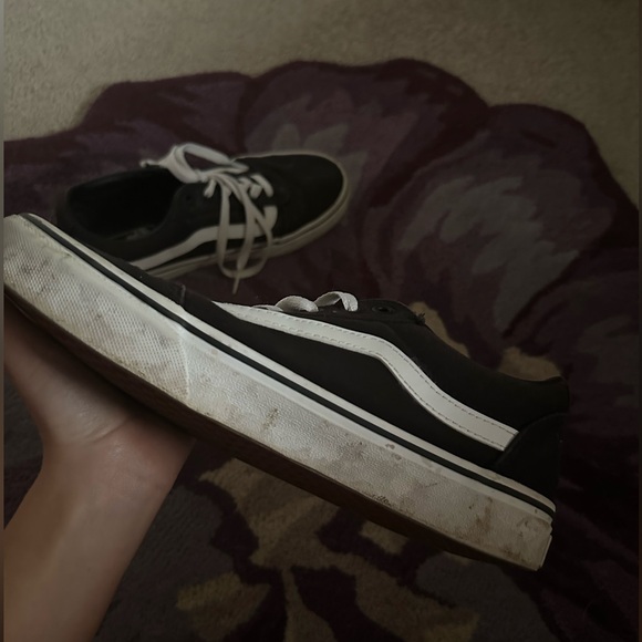 Black Vans Size 8 W - Picture 7 of 8